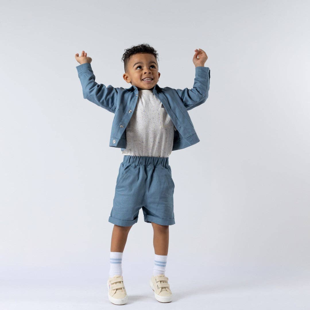Organic Cotton Kids Shacket (2–3 Years) – Aneby | Cotton Baby
