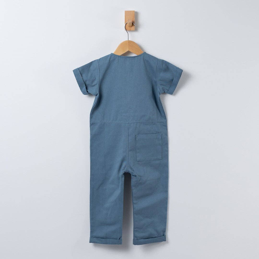 Cotton Short Sleeve Jumpsuit (2-3 years) -Aneby | Cotton Baby