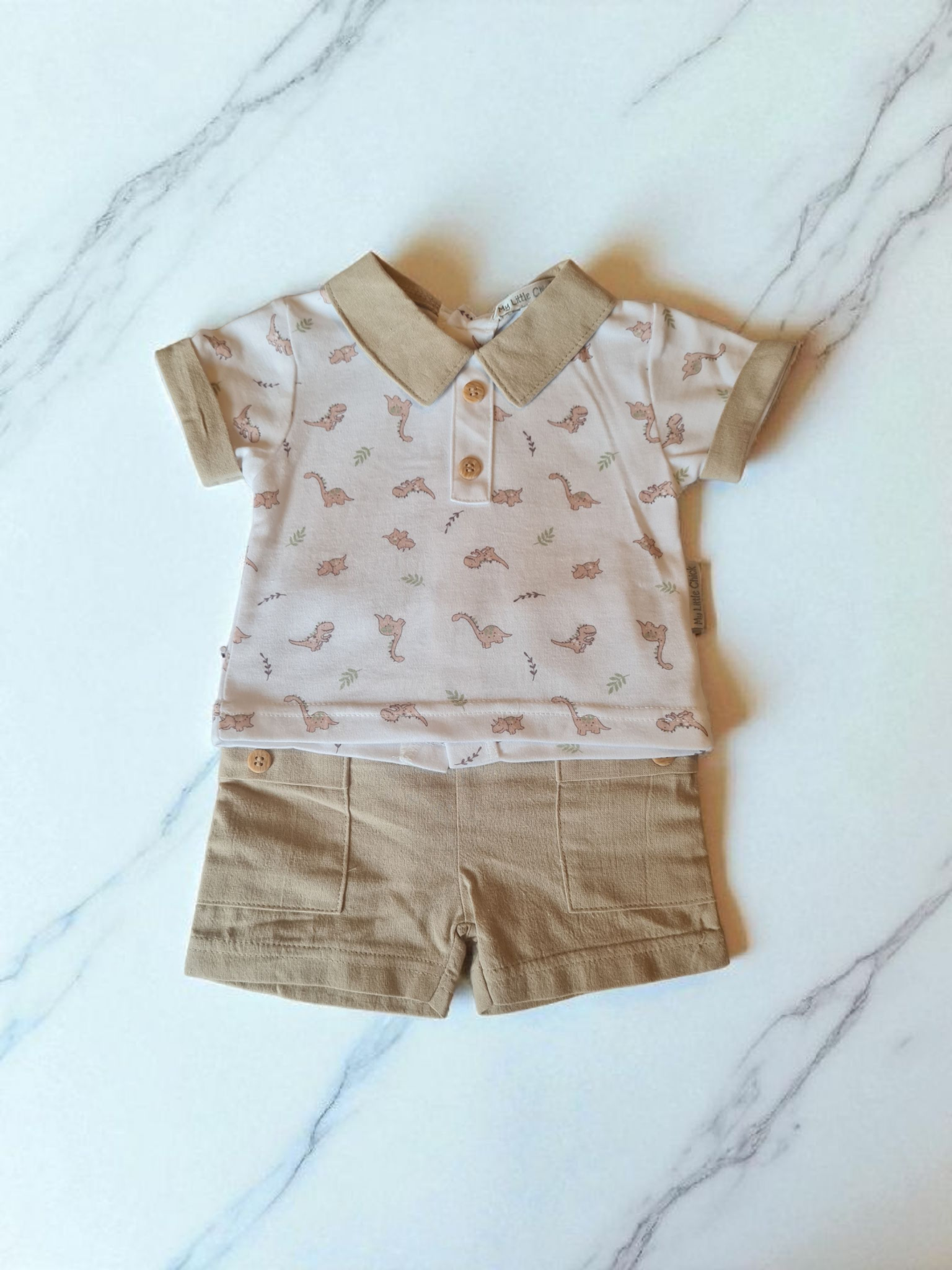 Baby Boys 2 pcs Shorts Set – Dino