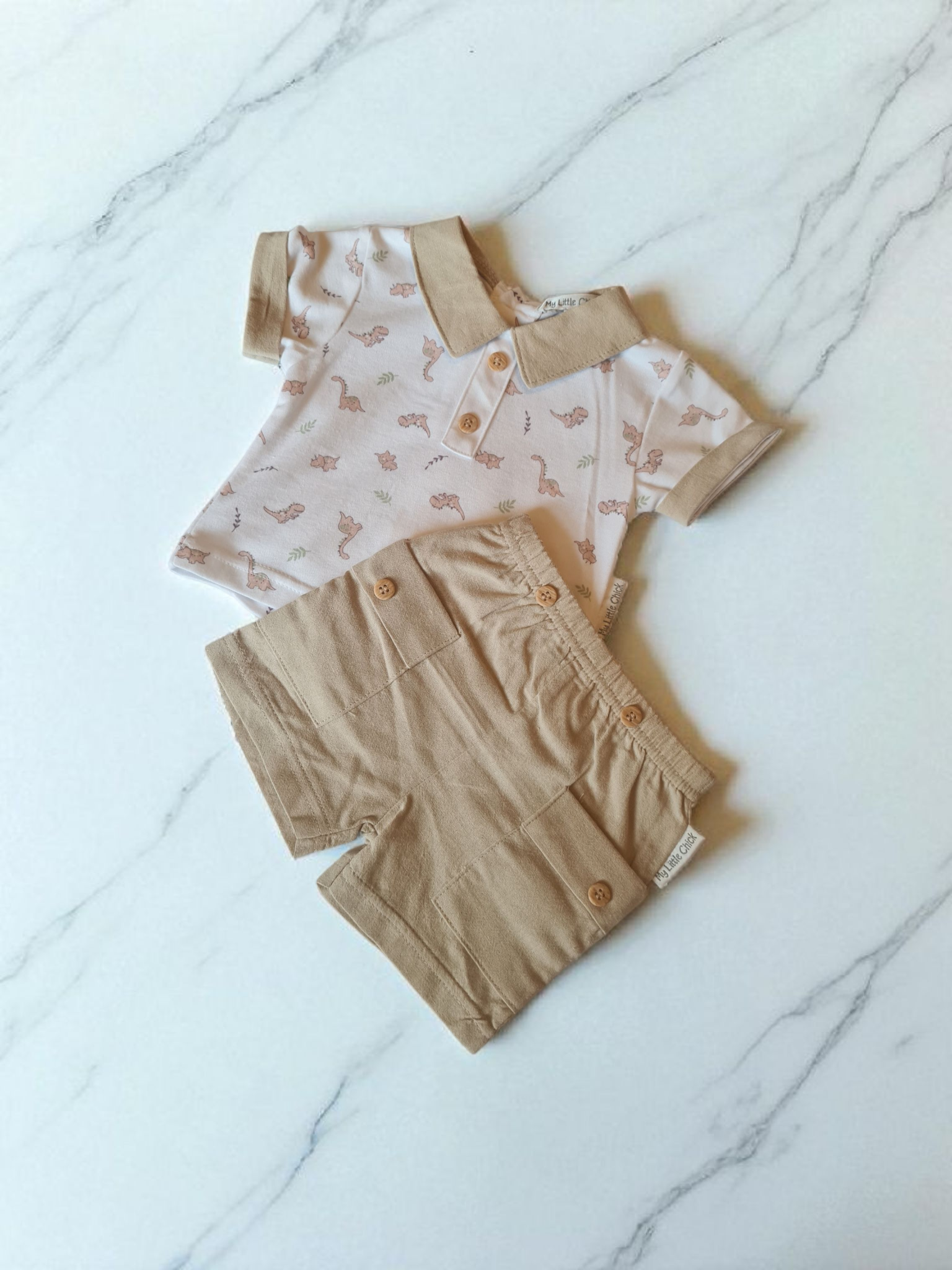 Baby Boys 2 pcs Shorts Set – Dino