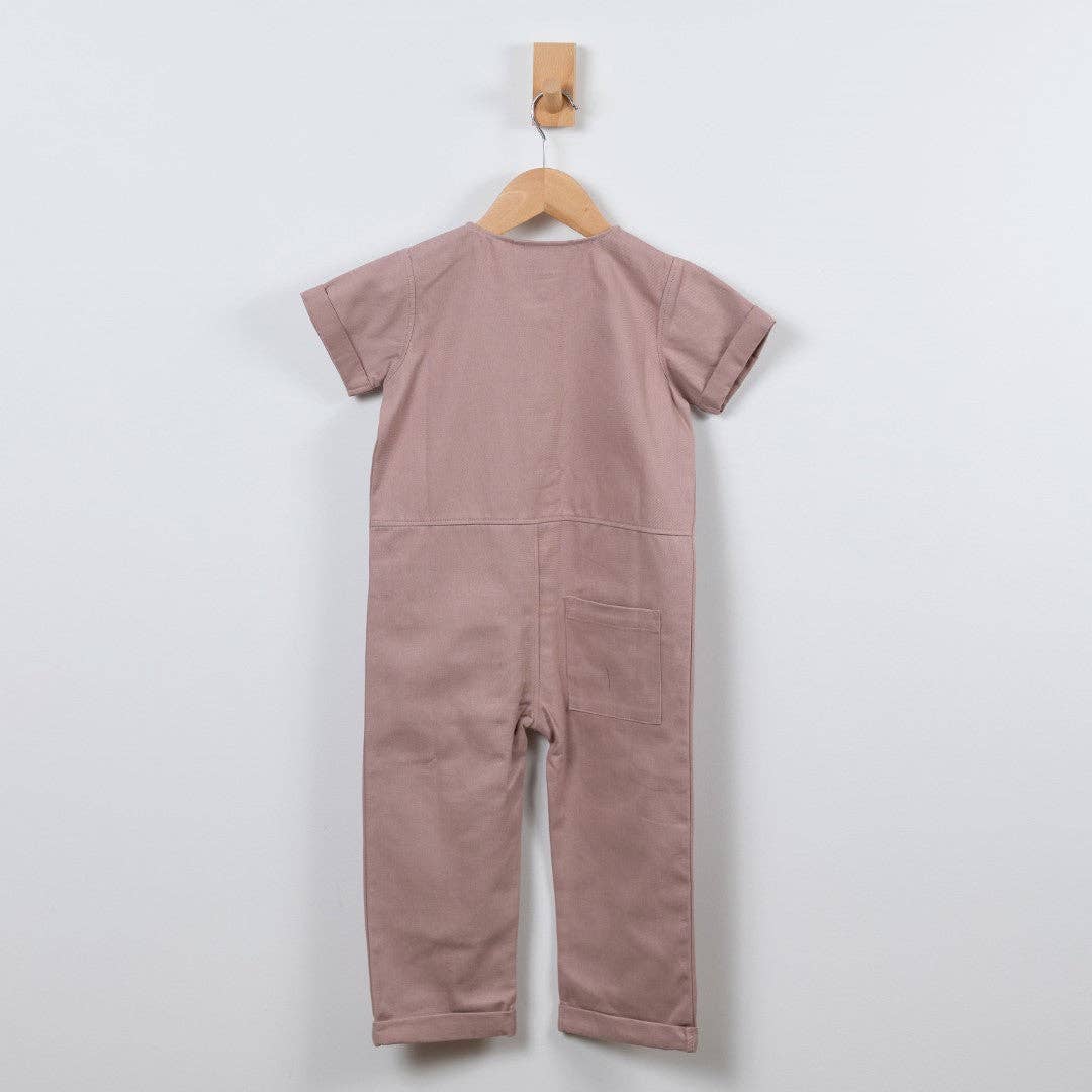 Cotton Short Sleeve Jumpsuit (2-3 years) -Aneby | Cotton Baby