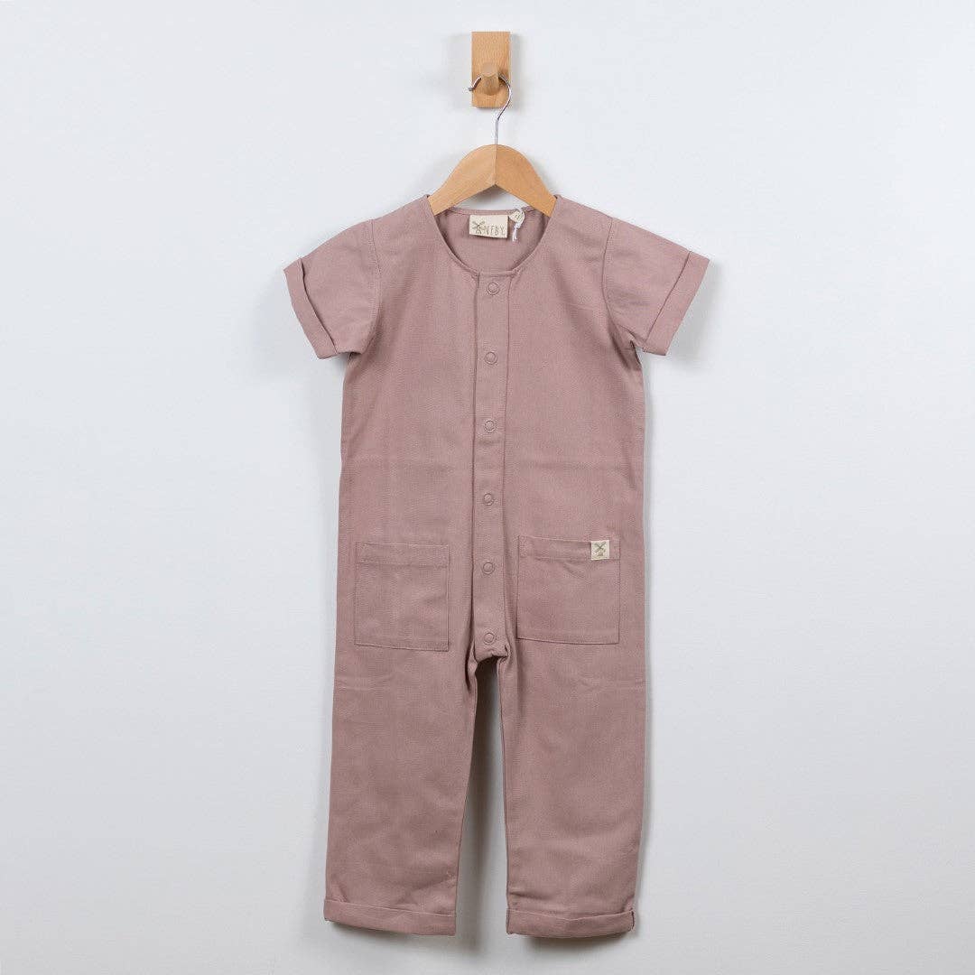 Cotton Short Sleeve Jumpsuit (2-3 years) -Aneby | Cotton Baby