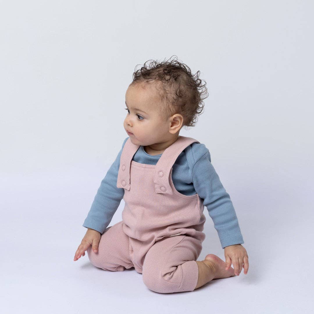 Cotton Baby Ribbed Dungarees (18-24 months) - Aneby | Cotton Baby