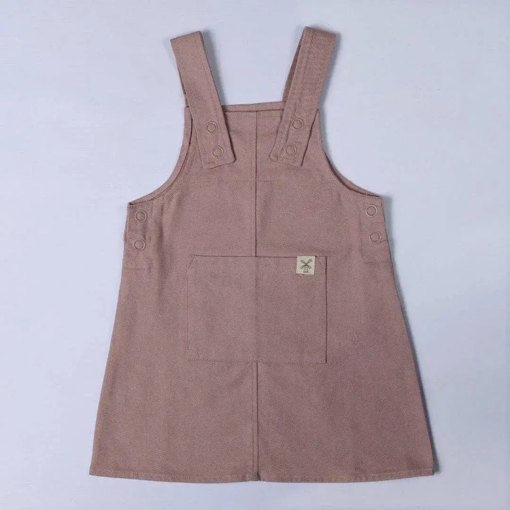 Organic Cotton Girls Dungaree (2-3 years) - Aneby | Cotton Baby