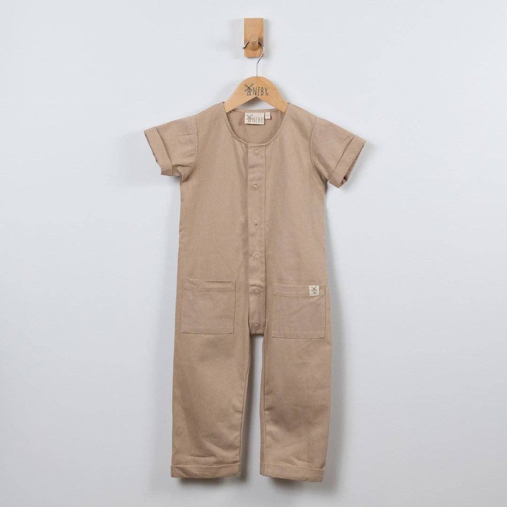 Cotton Short Sleeve Jumpsuit (2-3 years) -Aneby | Cotton Baby