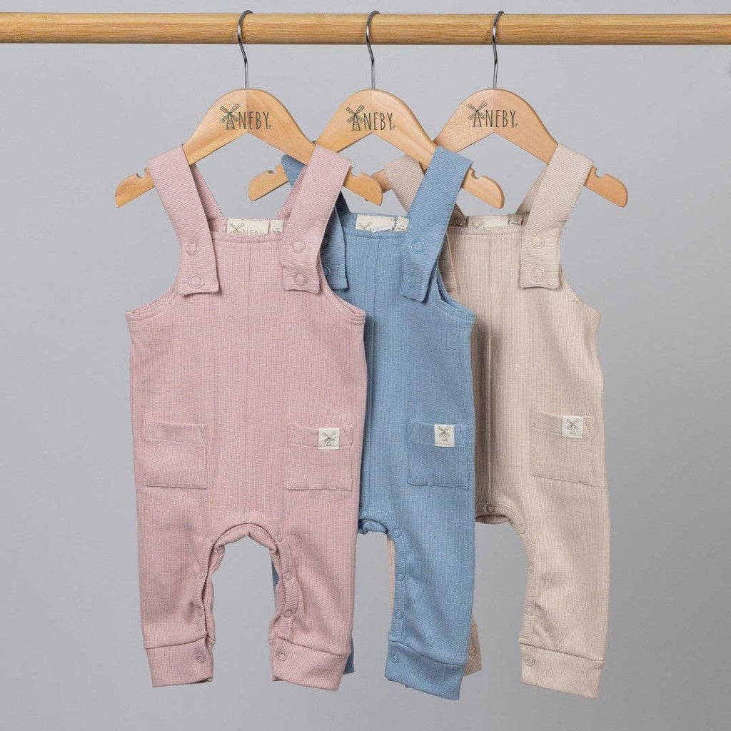 Cotton Baby Ribbed Dungarees (18-24 months) - Aneby | Cotton Baby