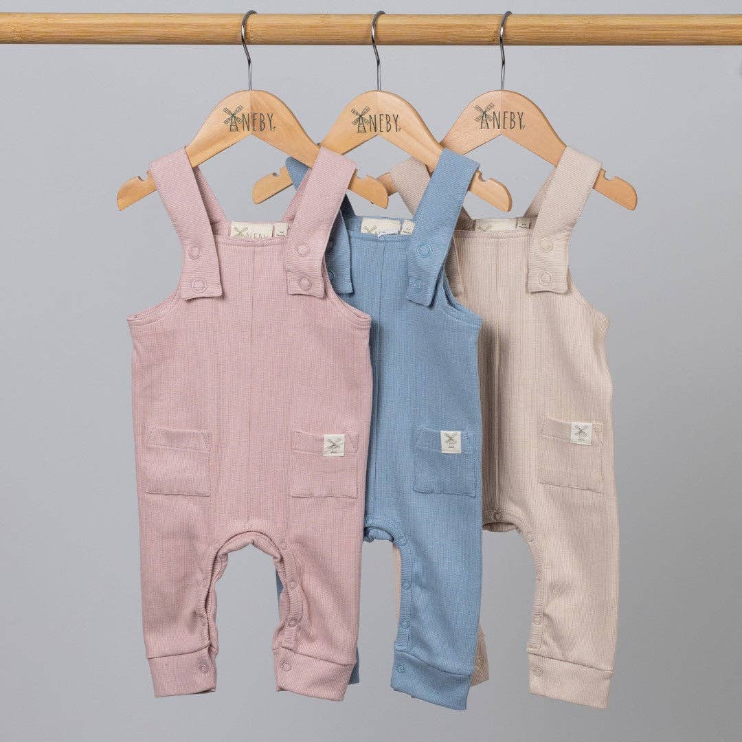 Cotton Baby Ribbed Dungarees (18-24 months) - Aneby | Cotton Baby