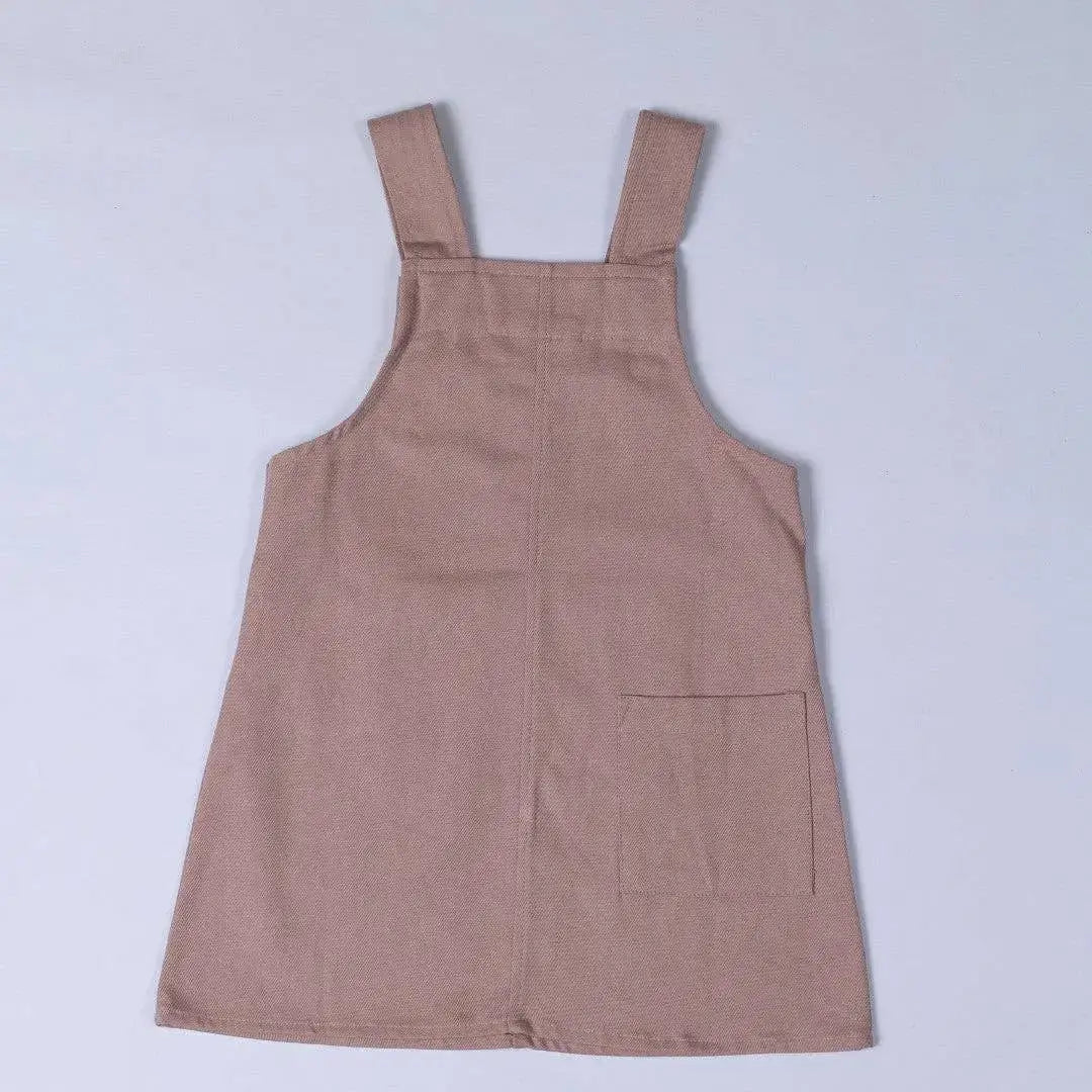 Organic Cotton Girls Dungaree (2-3 years) - Aneby | Cotton Baby