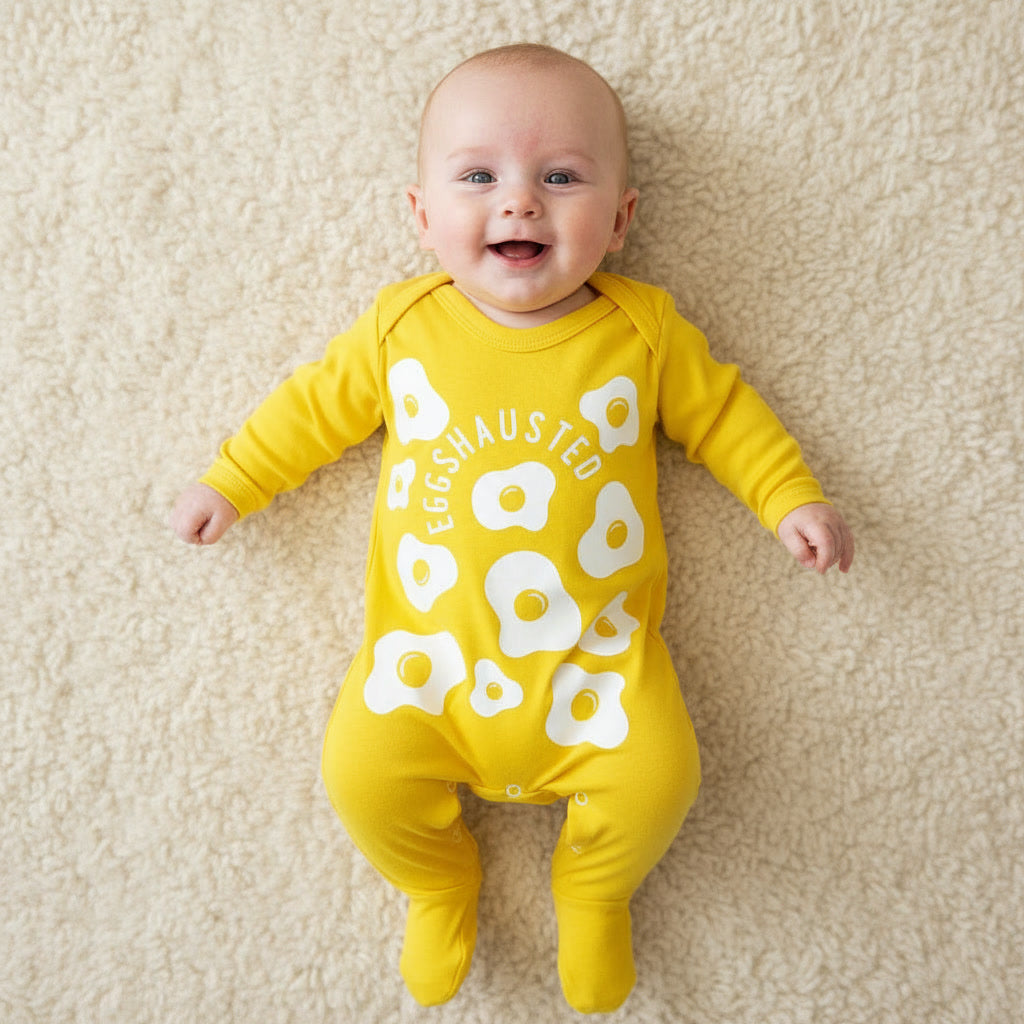 Cotton Baby Sleepsuit (6-12 months) - Sparks and Daughters | Cotton Baby