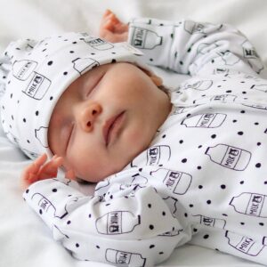 Cotton Sleepsuit (Newborn & 12-18 months) - Fred & Noah | Cotton Baby