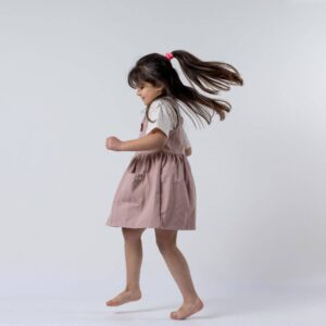 Organic Cotton Pleated Dress (2–3 Years) – Aneby | Cotton Baby