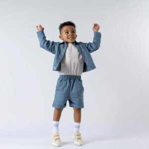 Organic Cotton Kids Shacket (2–3 Years) – Aneby | Cotton Baby